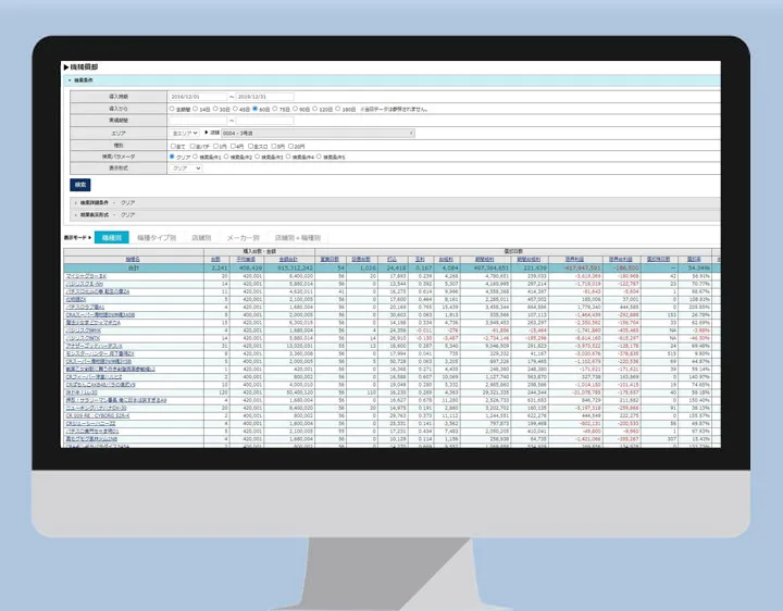 機械台コストの見直し